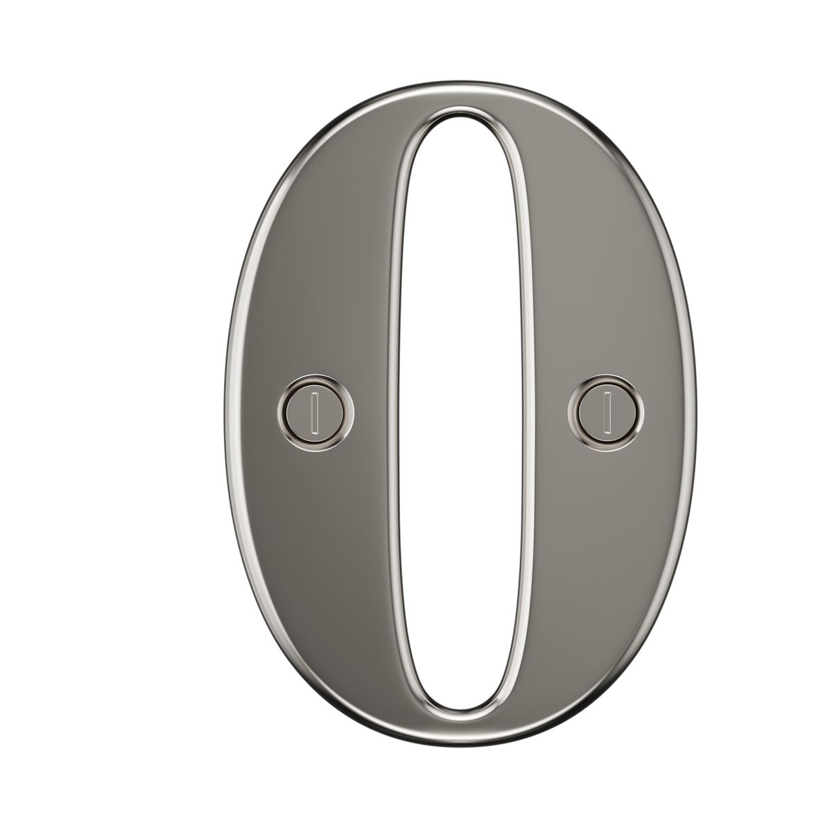 Door Numbers 0-9 & Letter A-E Chrome