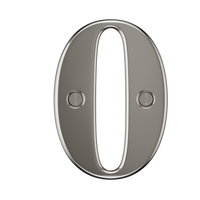 Door Numbers 0-9 & Letter A-E Chrome