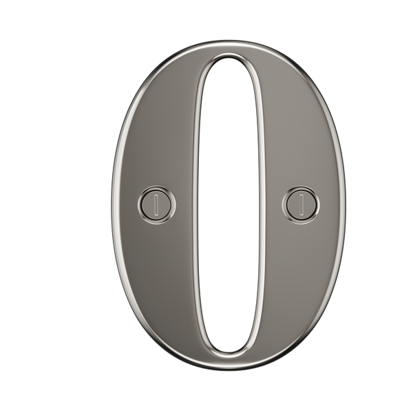 Door Numbers 0-9 & Letter A-E Chrome