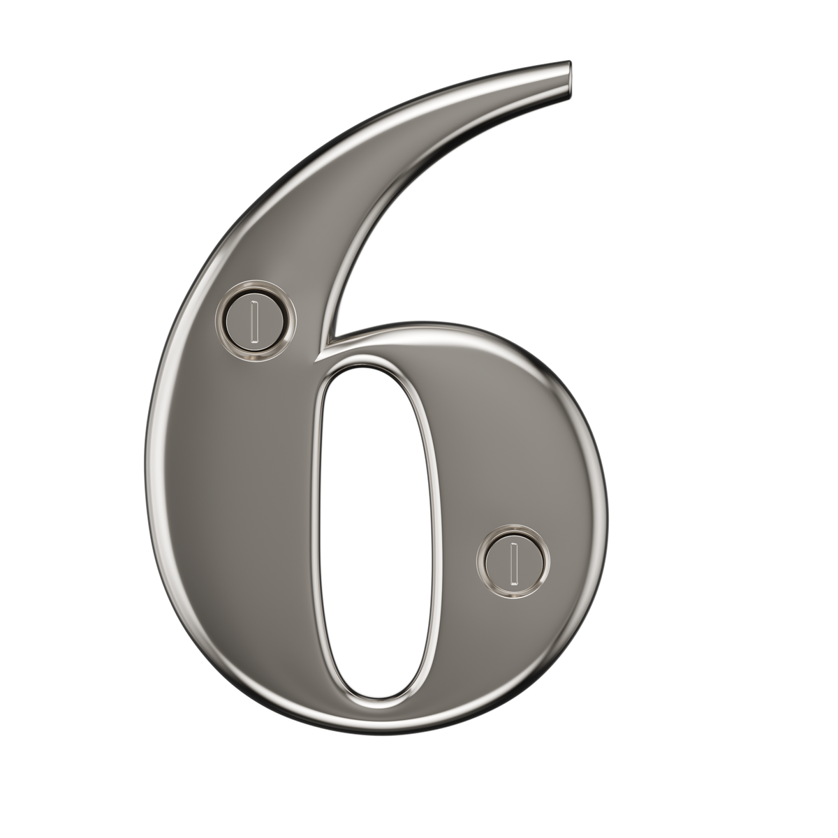 Door Numbers 0-9 & Letter A-E Chrome