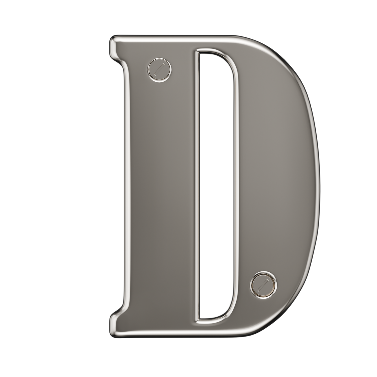 Door Numbers 0-9 & Letter A-E Chrome