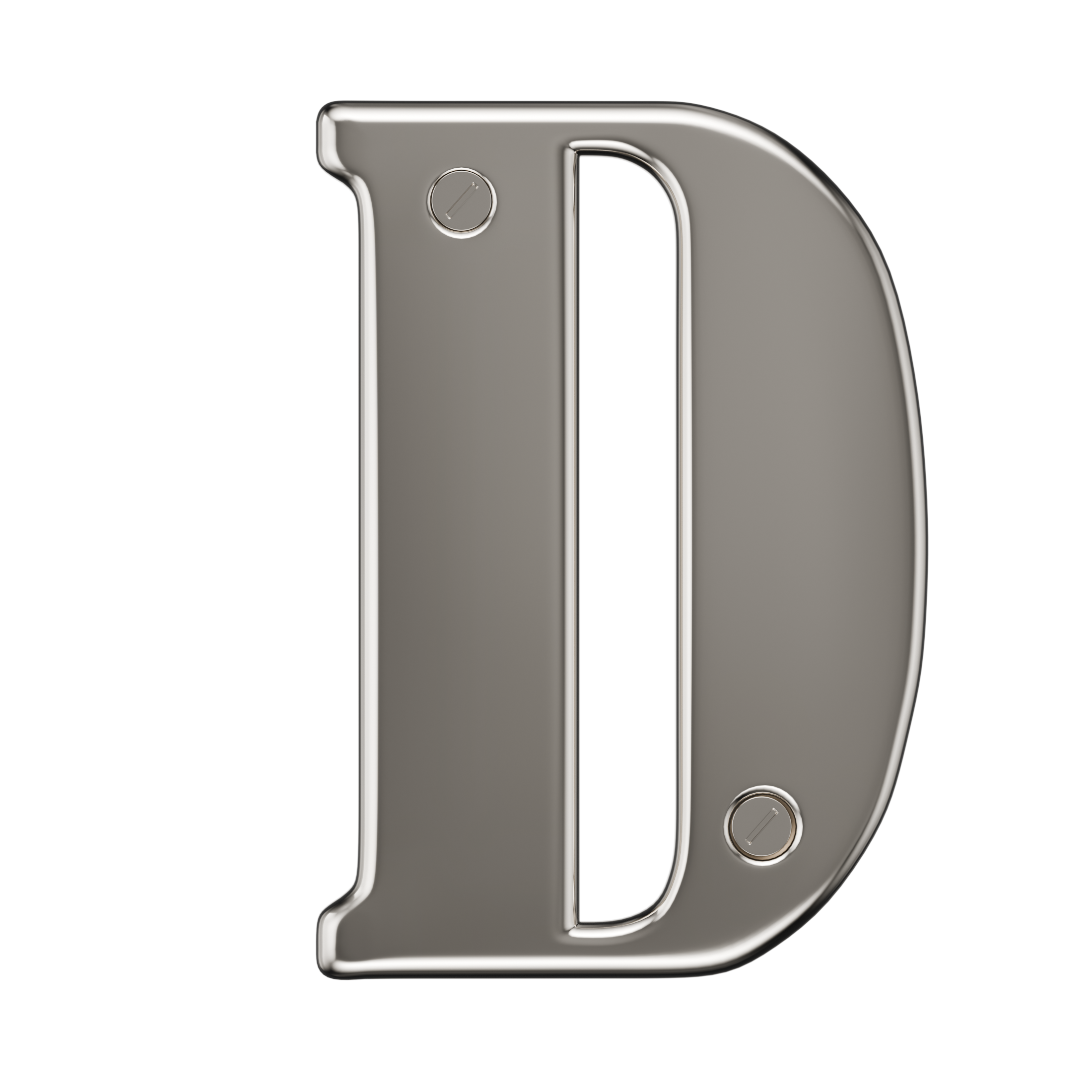 Türnummern 0-9 &amp; Buchstabe AE Chrom