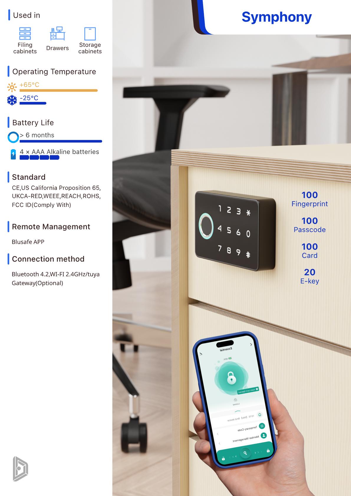 Symphony Cabinet Lock