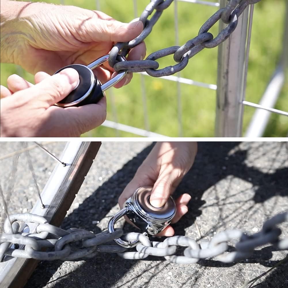 Blusafe Fingerprint Padlock, Smart Fingerprint Padlock, Anti-Theft, IP66, 20 Fingerprints