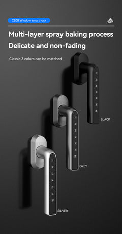 Millennium 2 Smart Keypad Window Handle Lock, Black