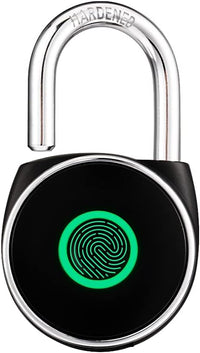Blusafe Fingerprint Padlock, Smart Fingerprint Padlock, Anti-Theft, IP66, 20 Fingerprints