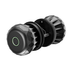 Blusafe Prima Smart Fingerprint Knob — Black - Black