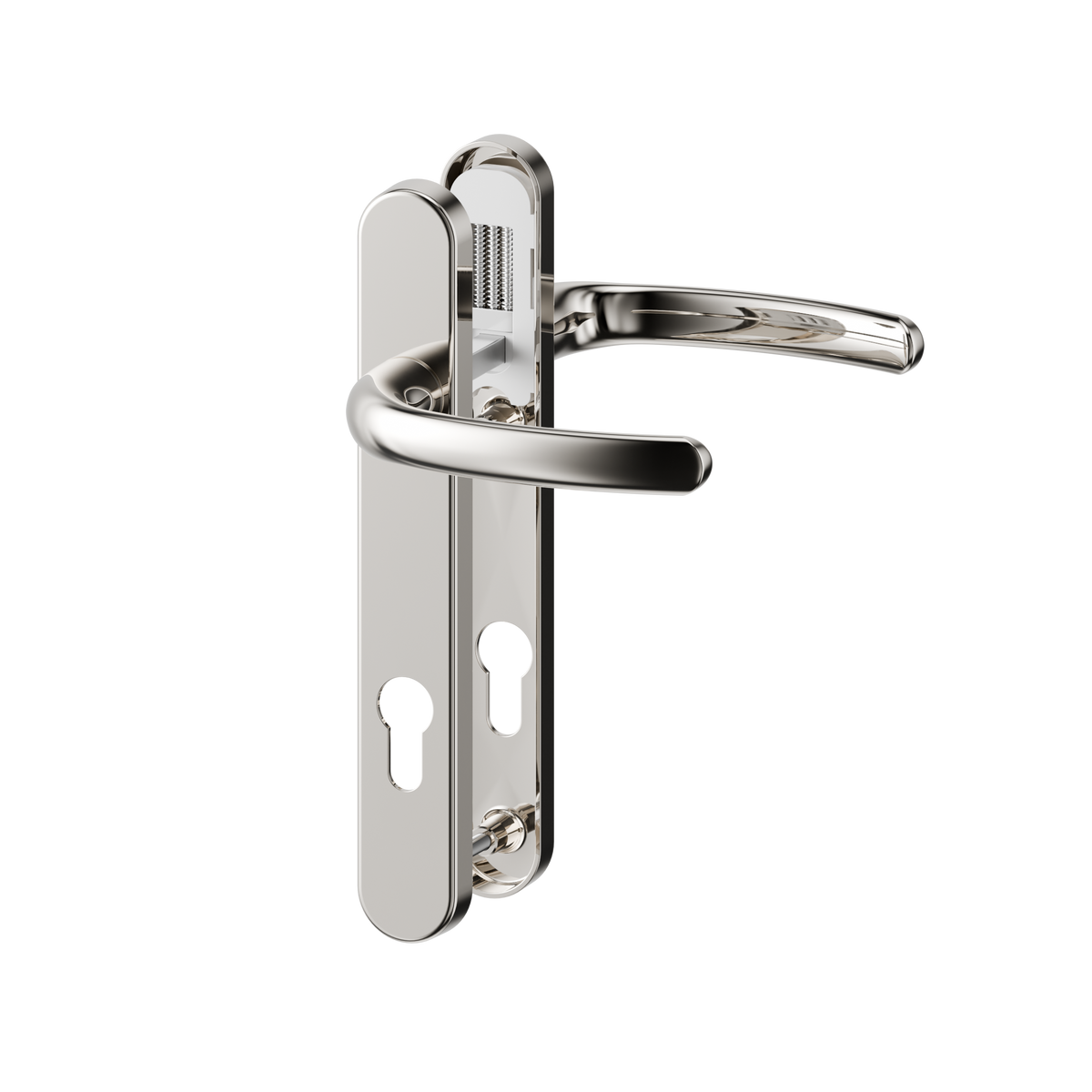 Direkt Hybrid Standard Door Handle Lev/Lev 122mm chrome