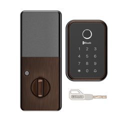 Blusafe Cloud Smart Deadbolt Lock — Black, Red Bronze or Brushed Nickel - Red Bronze