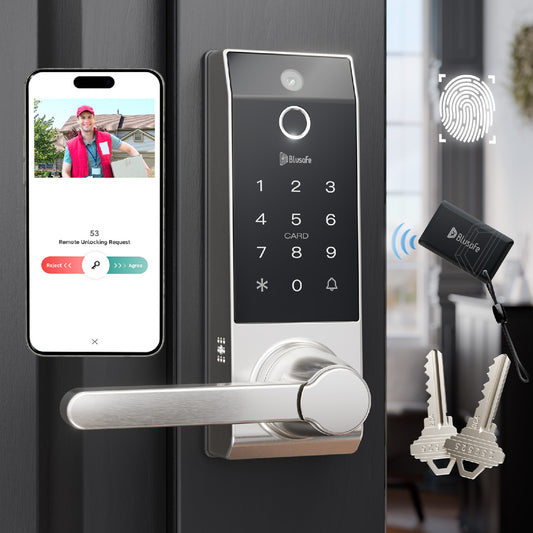 Contour V 2nd Smart Lock Ring Doorbell Fingerprint Deadbolt for Homeowners with Camera