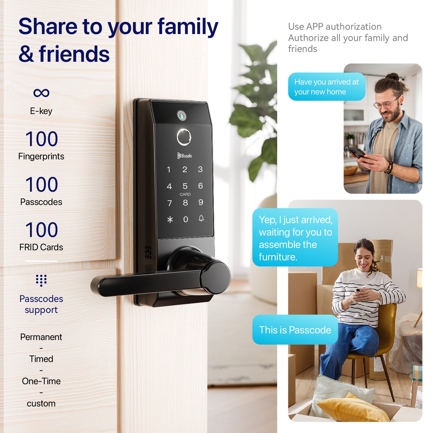 Contour V 2nd Smart Lock Ring Doorbell Fingerprint Deadbolt for Homeowners