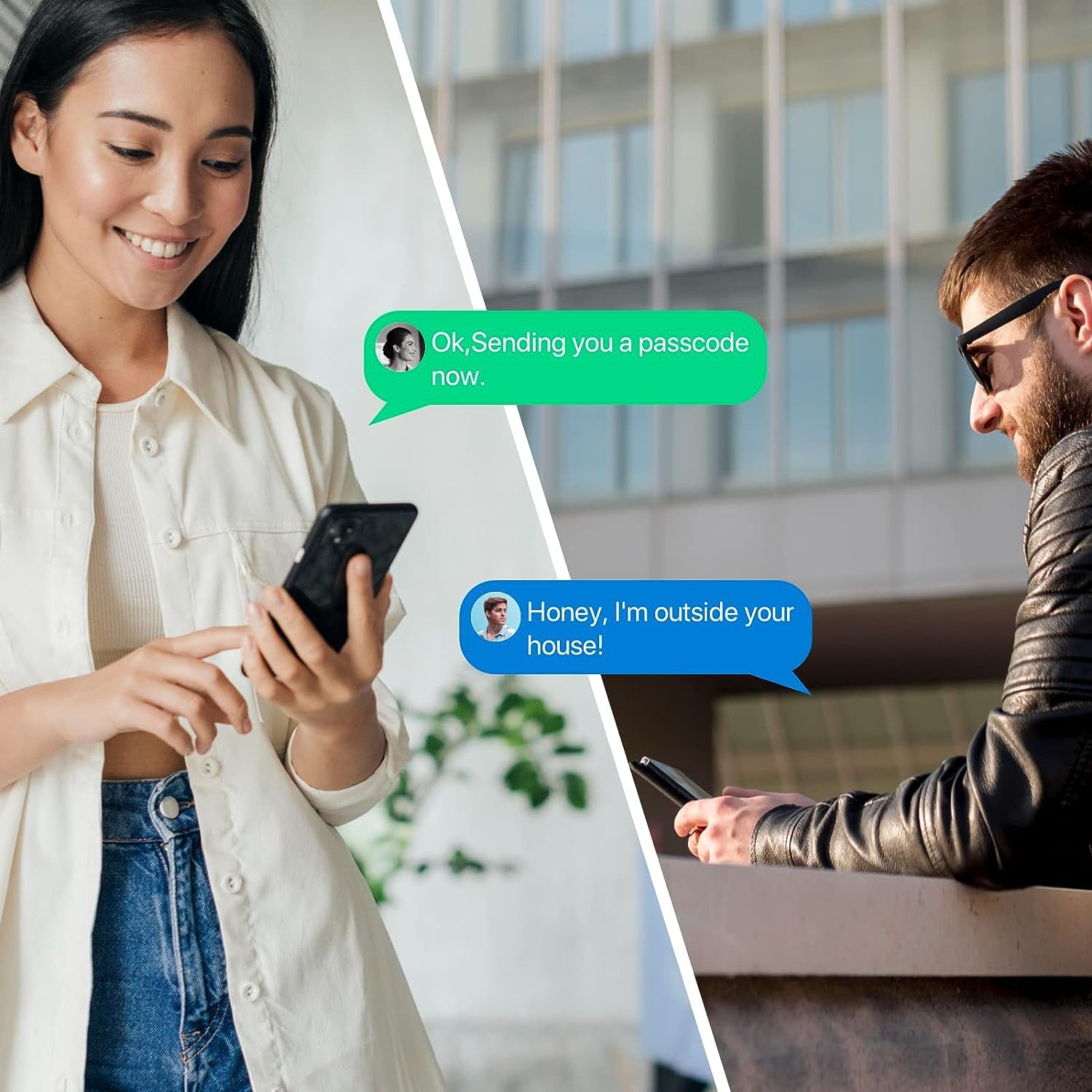 Cloud Fingerprint Door Deadbolt Lock 4-in-1 Entry Door Locks Smart (Black)