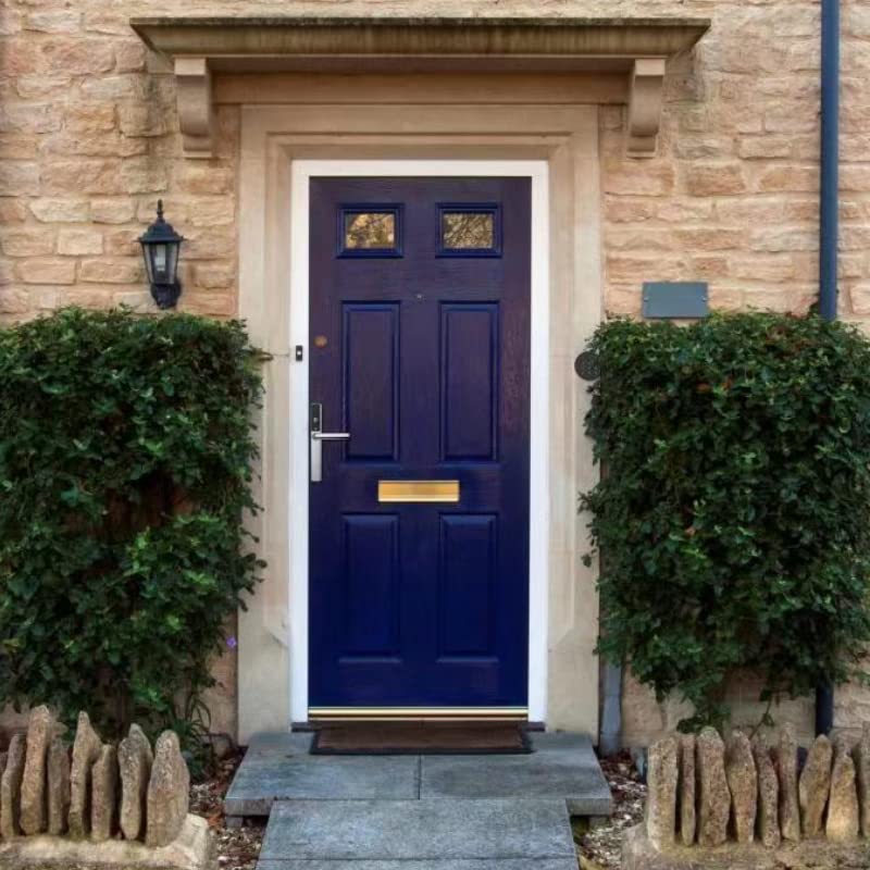 Origin Smart Keyless Door Handle for Home Security, App Control, Key Card, Remote Lock/Unlock (Satin Chrome)