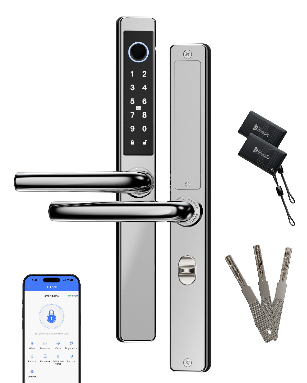 Origin Smart Plus Quadratischer Griff Polierter Edelstahl