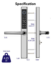 Origin Smart Plus Quadratischer Griff Polierter Edelstahl