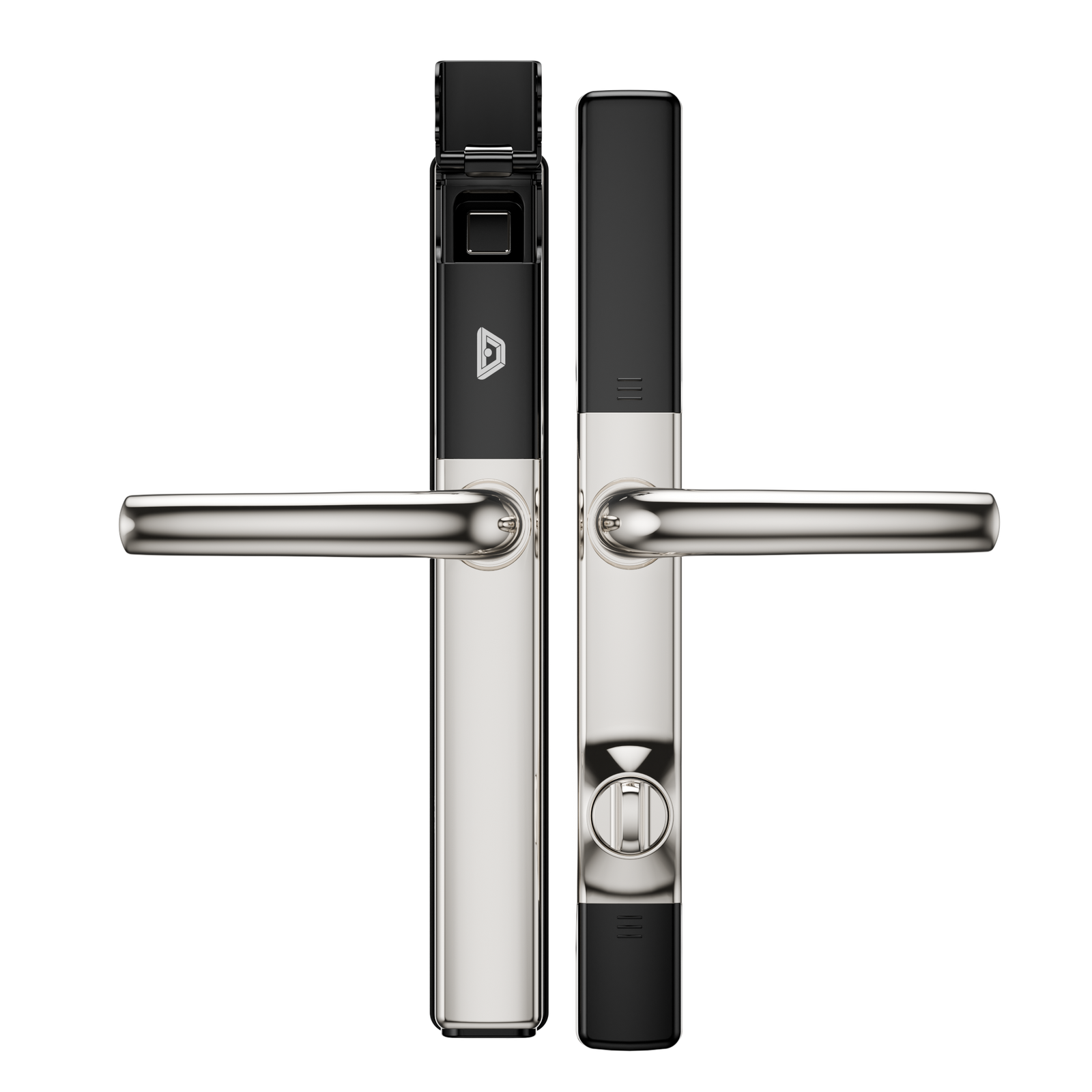 Origin Smart Lock, cerradura multipunto de elevación con pasador de 92PZ y cerradura de embutir, cromo