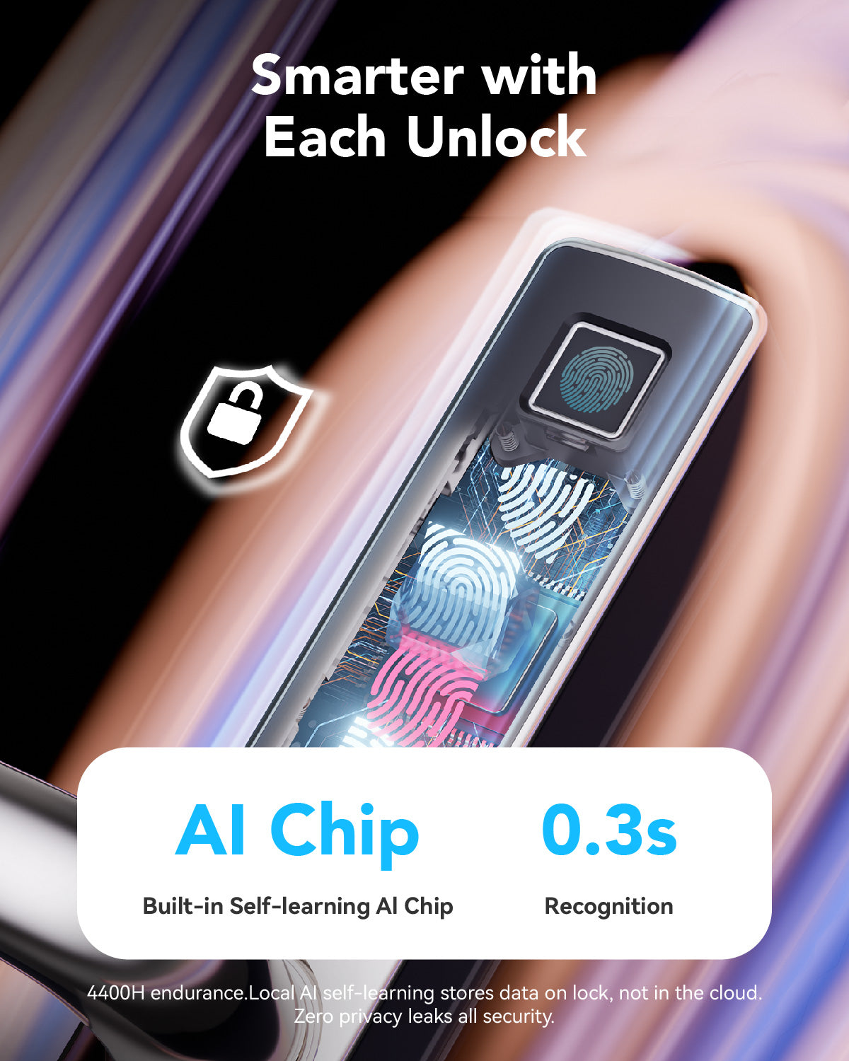 OS Smart Lock, 92PZ Cerradura multipunto con pestillo de elevación y cerradura de embutir, negro