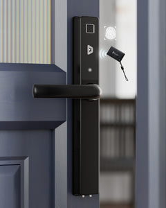 OS Smart Lock, 92PZ Cerradura multipunto con pestillo de elevación y cerradura de embutir, negro